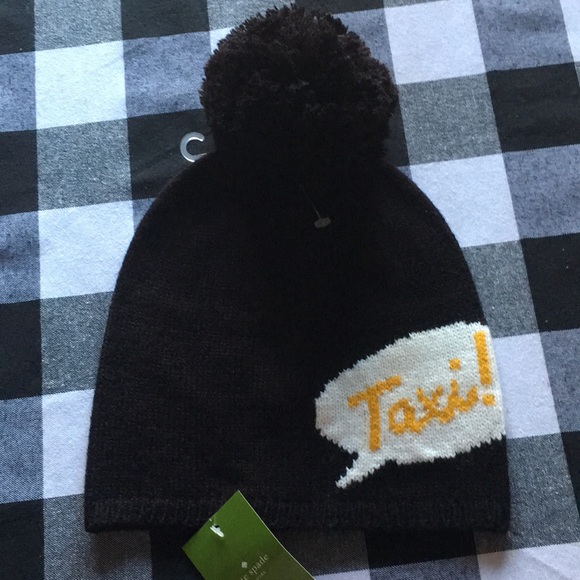 kate spade Accessories - New Kate Spade Taxi Beanie